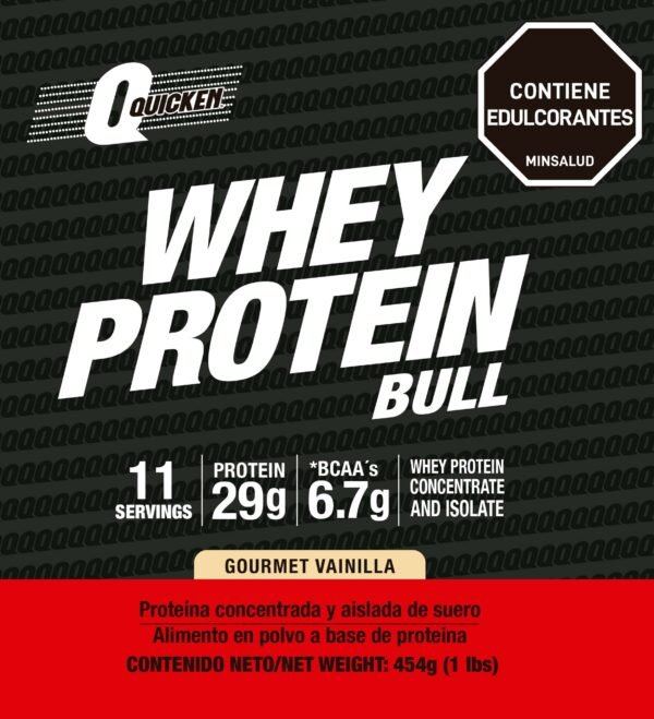 Proteína en polvo Quicken Bull para corredores 1lb, 454g - Image 2