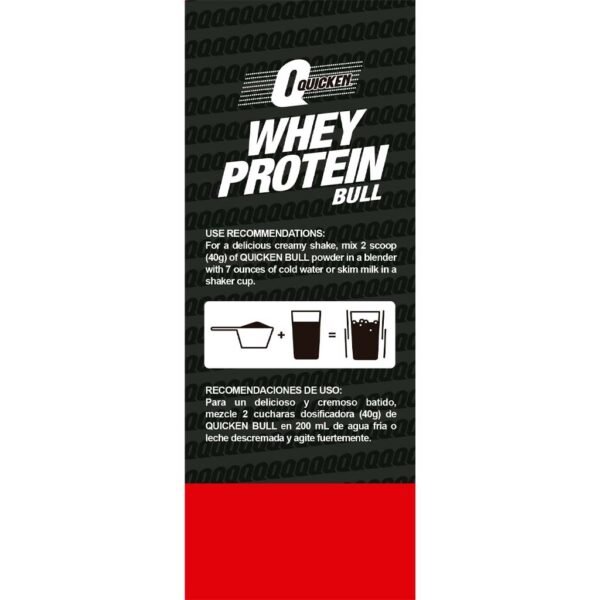 Proteína en polvo Quicken Bull Bull para corredores 2 lbs, 908g - Image 4