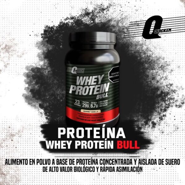 Proteína en polvo Quicken Bull Bull para corredores 2 lbs, 908g - Image 6