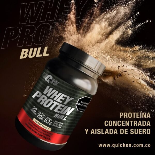 Proteína en polvo Quicken Bull Bull para corredores 2 lbs, 908g - Image 5