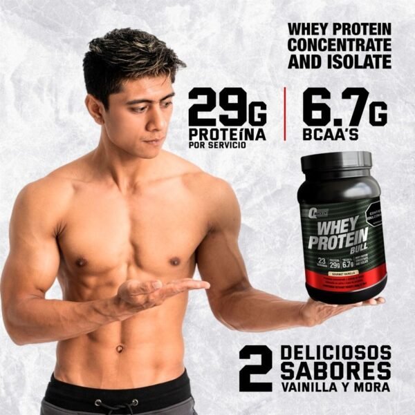 Proteína en polvo Quicken Bull Bull para corredores 2 lbs, 908g - Image 7