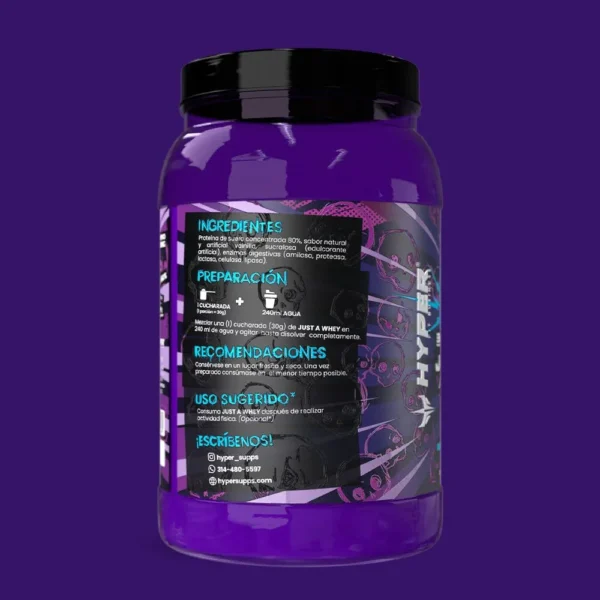 JUST A WHEY Proteína Whey para corredores 908g - Image 7