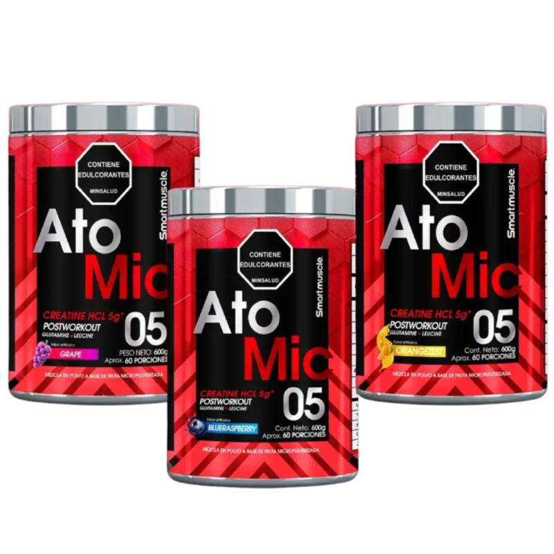 Creatina para corredores ATOMIC HCL de SmartMuscle 600g