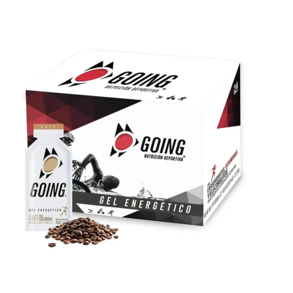 Geles Energéticos Going Nutrición Deportiva | Caja x24 Unidades Sabores Mixtos | Carbohidratos + Electrolitos + Vitaminas (Con/Sin cafeína). - Image 9