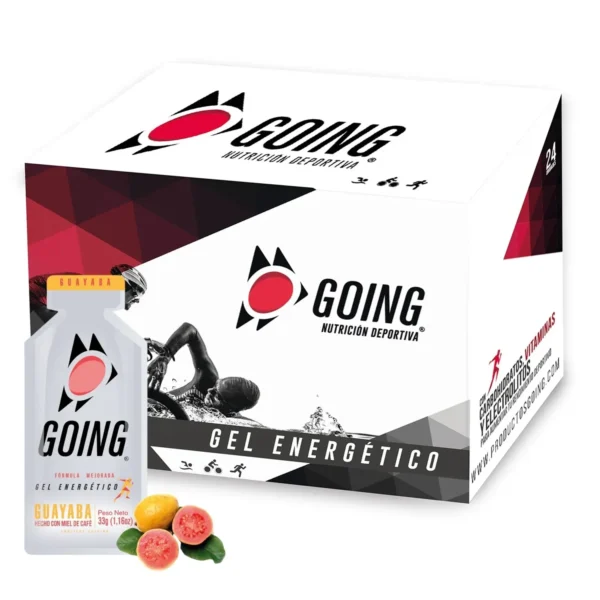 Geles Energéticos Going Nutrición Deportiva | Caja x24 Unidades Sabores Mixtos | Carbohidratos + Electrolitos + Vitaminas (Con/Sin cafeína). - Image 11