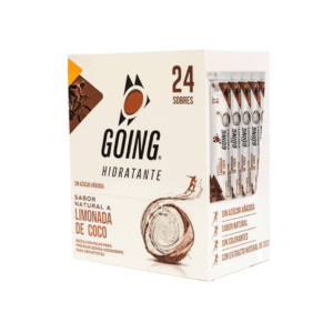 Hidratante Going para runners caja x 24 sachets – Sabor a Limonada de Coco