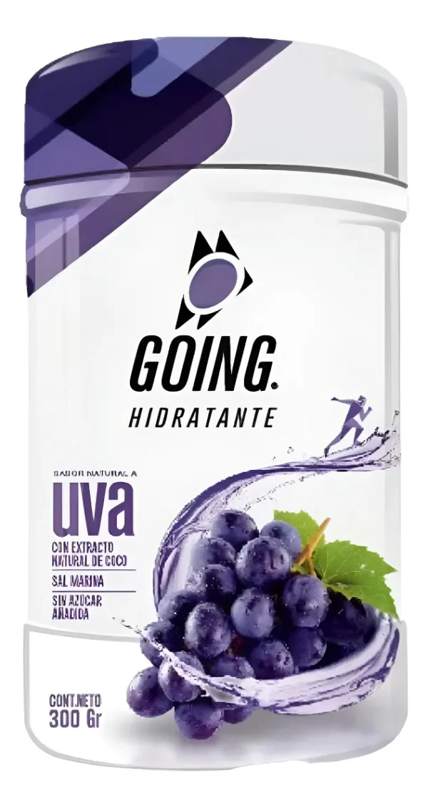 Hidratante Going para runners con Electrolitos x 30 porciones – Sabor a Uva - Image 2