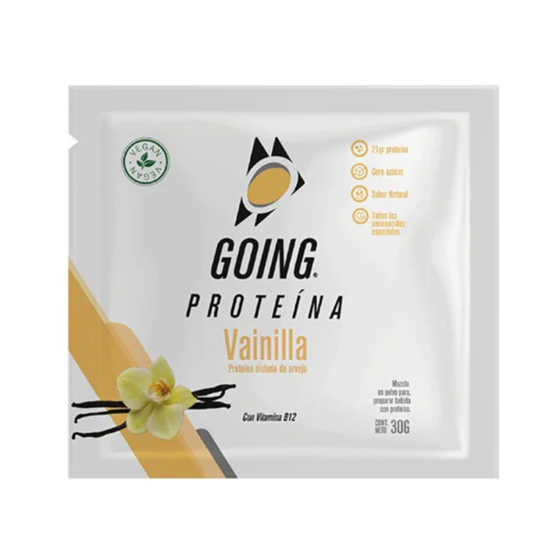 Sachet de proteína vegana x 12 unidades - sabor a VAINILLA