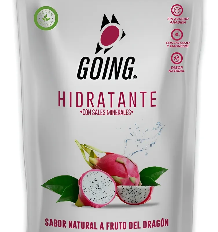 Hidratante Going para runners con Electrolitos x 30 porciones – Sabor a Fruto del dragón